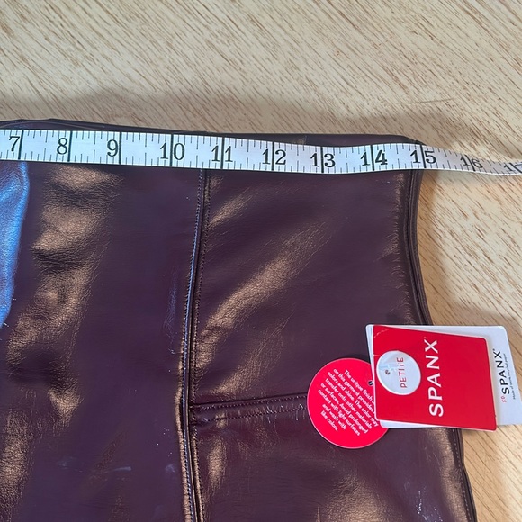 Spanx Faux Leather Patent Leggings (XL Petite) NWT - Picture 8 of 12